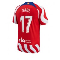 Fotbalové Dres Atletico Madrid Saul Niguez #17 Domácí 2022-23 Krátký Rukáv